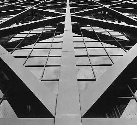 Piel de Vidrio, Suspendidas fachadas Integrales de Cristal